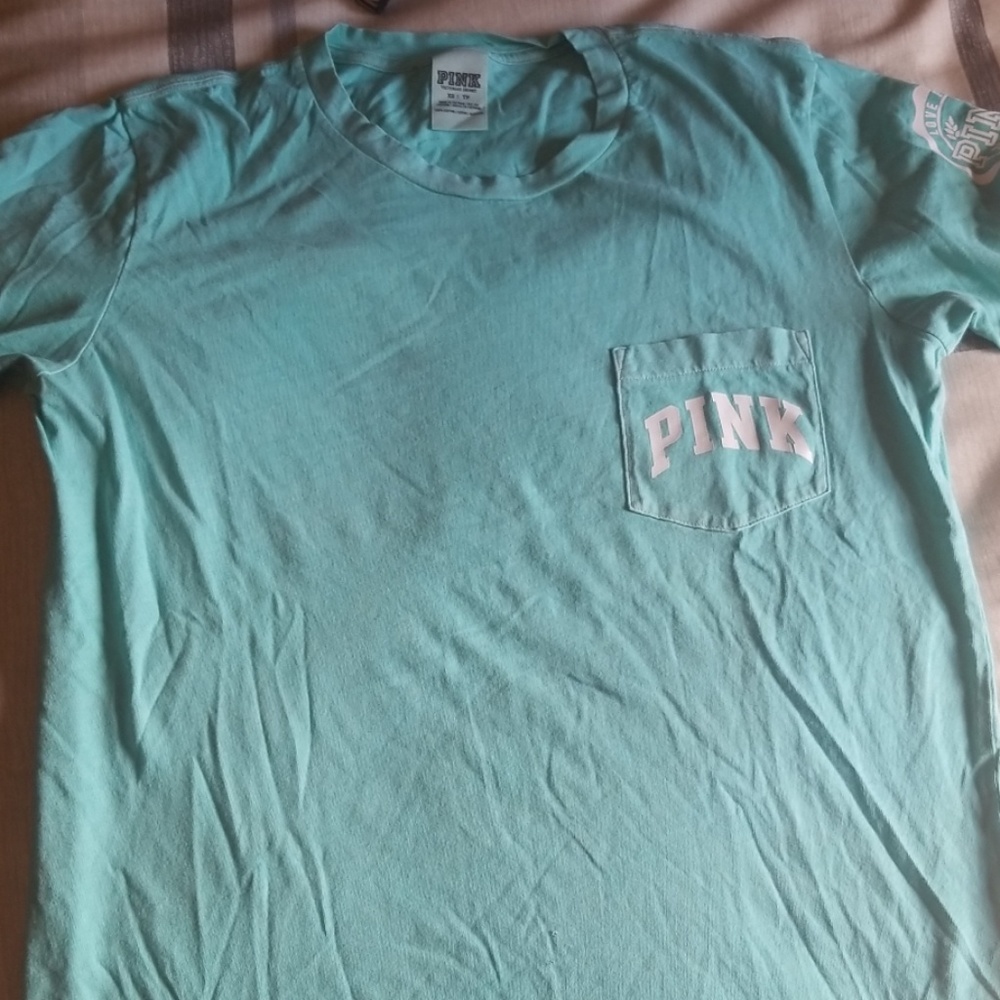 Vs pink campus tee sz XS